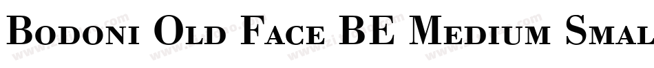 Bodoni Old Face BE Medium Small Caps & Oldstyle Figures字体转换